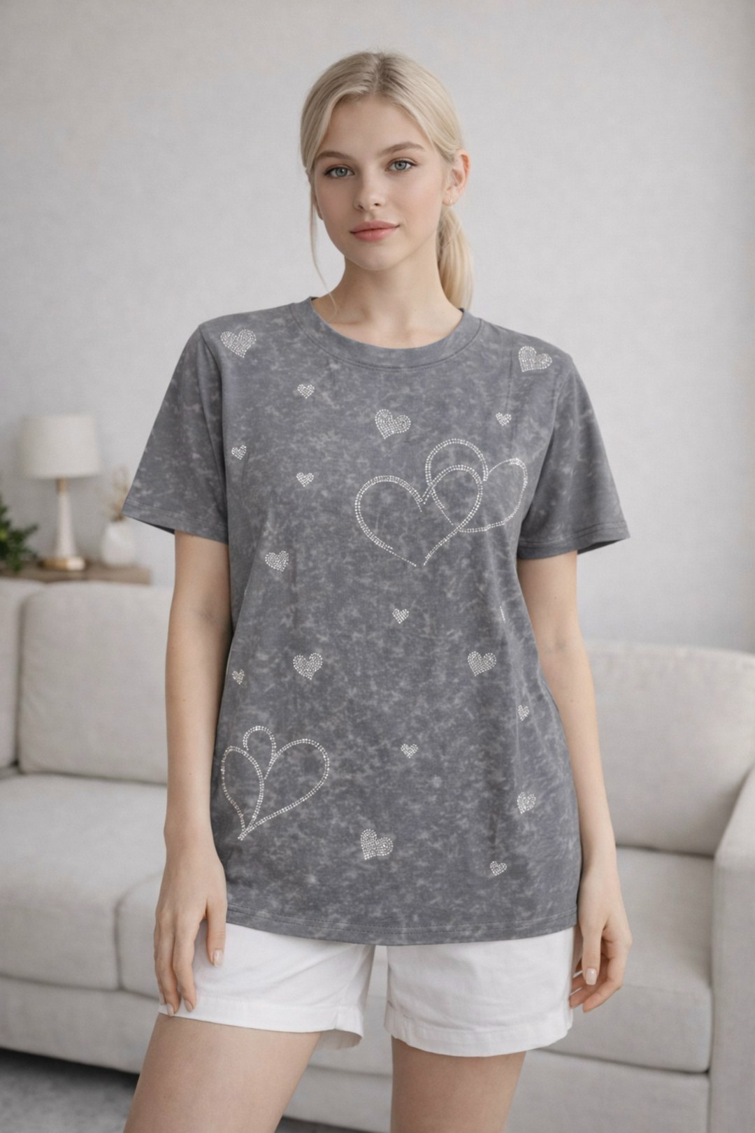 пижама женская,футболки женская,lcwaikiki верх пижамы женский с коротким рукавом и принтом круглый вырез,женская пижамная рубашка с короткими рукавами и круглым вырезом с принтом lcw dream,белая футбо