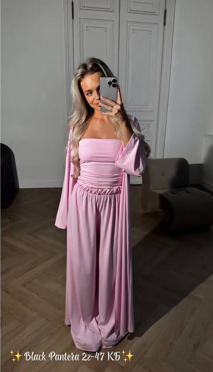 костюм тройка женский,костюм тройка: кардиган, топ, брюки палаццо (плотный хлопок),костюм тройка женский летний,костюм пижама,костюм с брюками палаццо