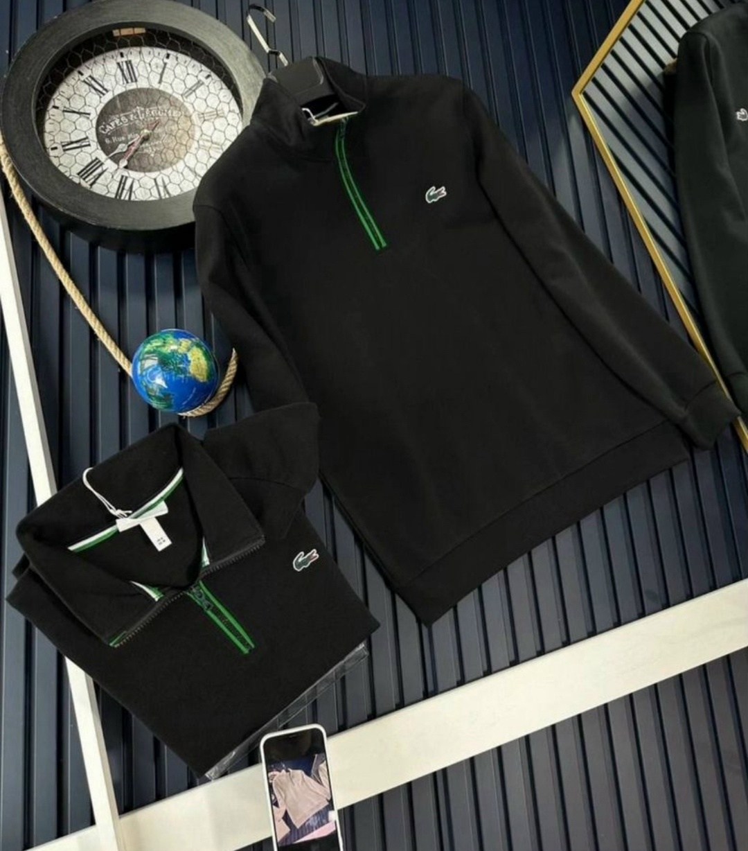 толстовка мужская lacoste casual зеленая,мужские свитшоты,толстовка мужская lacoste casual зеленая xl,свитшот мужская,свитшот lacoste