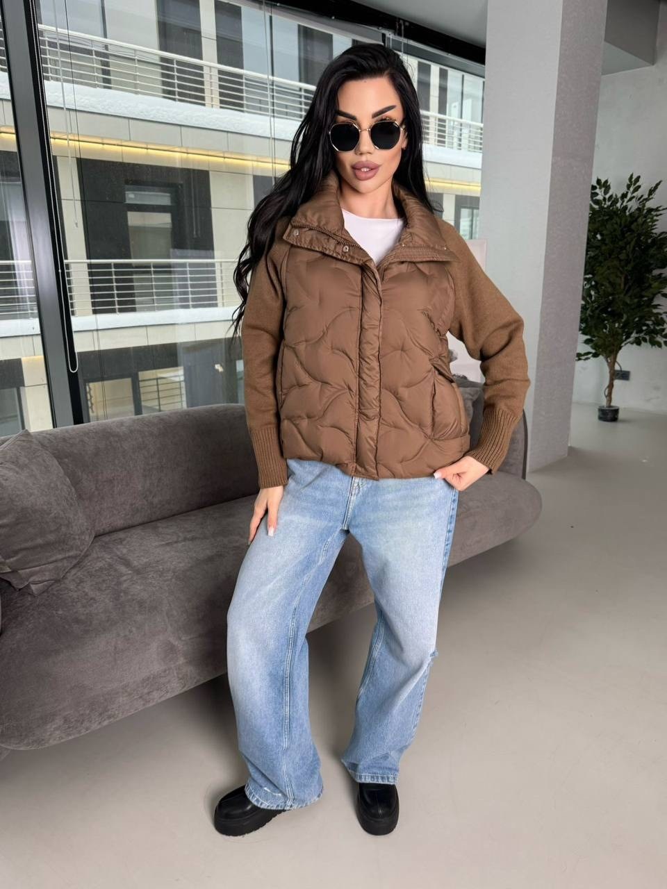 куртка женская,демисезонная куртка,куртка женская демисезонная,куртка бомбер женский стеганый em&sima,куртка стеганая