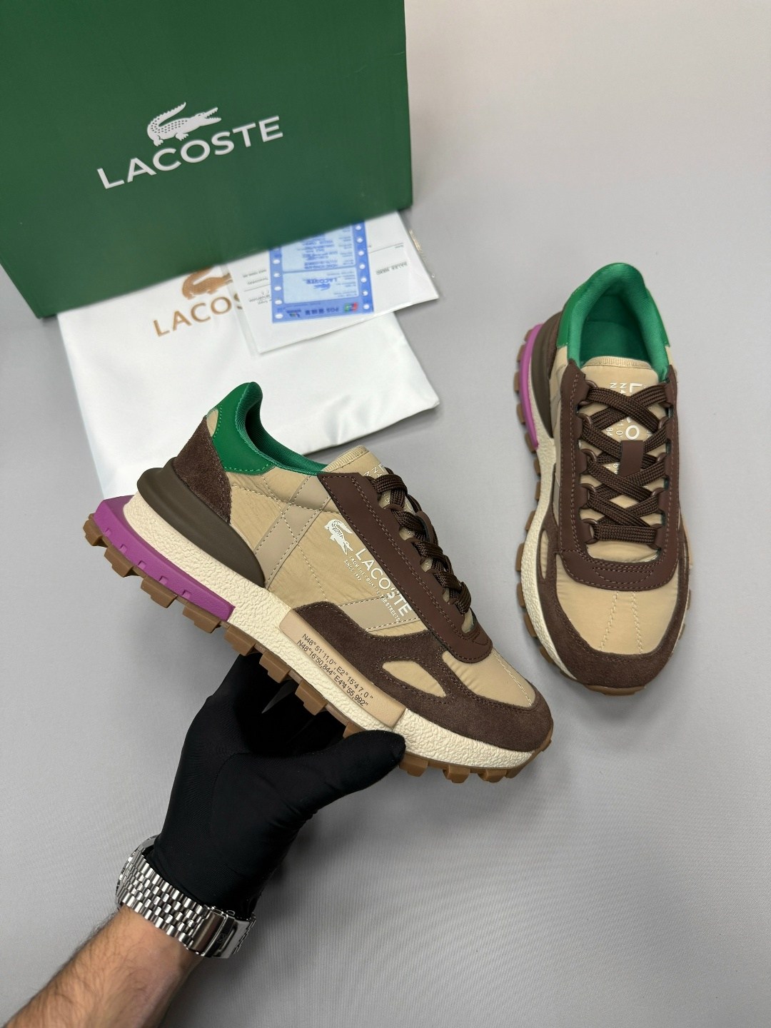 кроссовки lacoste,кроссовки elite active lacoste,кроссовки lacoste мужские,кроссовки для образа жизни женские низкие lacoste, цвет light brown/green,lacoste low-top casual shoes women's light brown gr