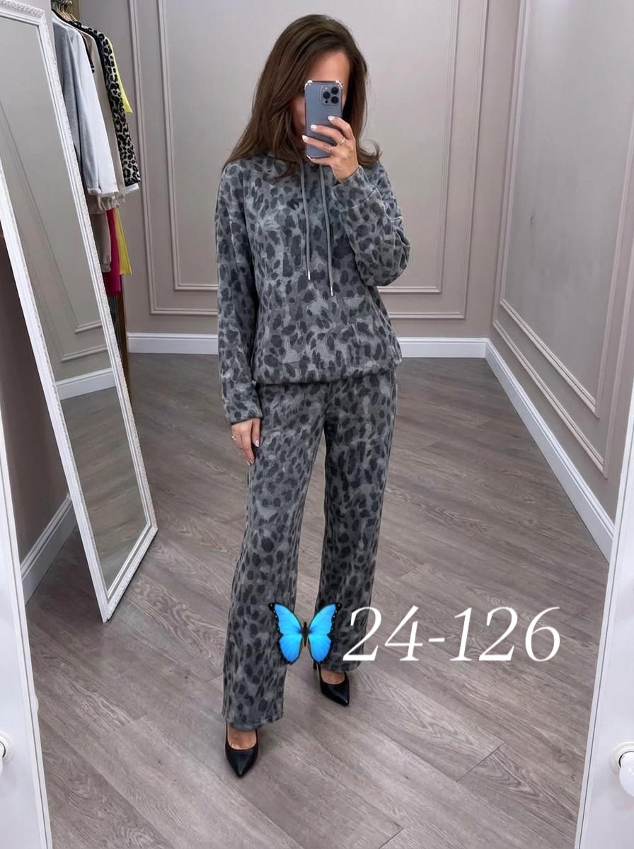 костюм на флисе,спортивный костюм теплый брючный леопардовый majiko,костюм двойка женский,костюм леопардовый женский,спортивный костюм теплый осенний леопардовый majiko