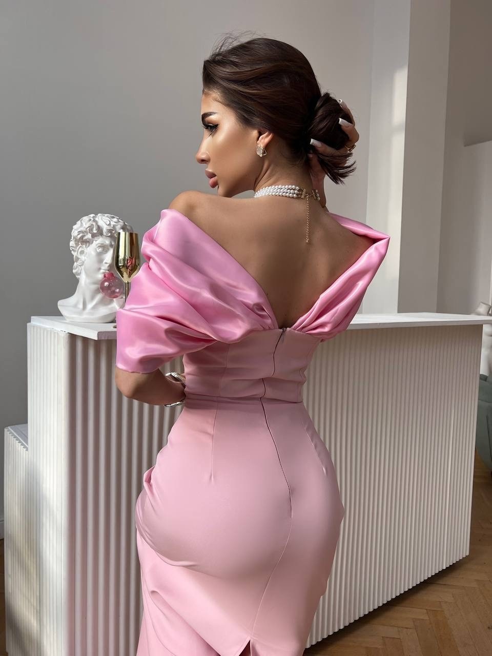 вечернее платье,платье,длинное атласное платье,длинное платье,платье коричневое