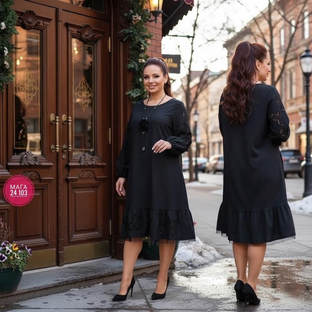 платье черное,платье женское,платье больших размеров,свободное платье,платье миди