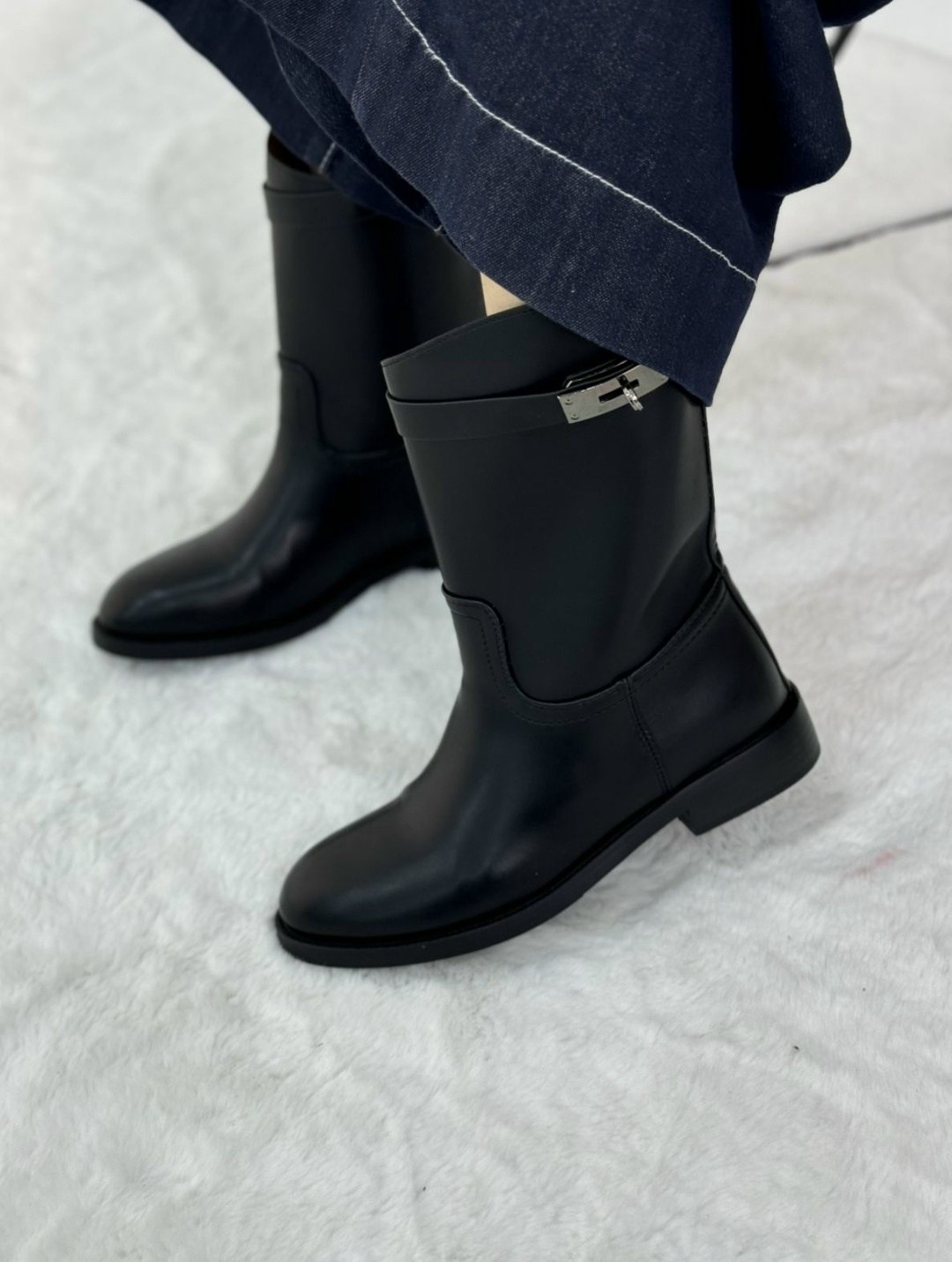 сапоги резиновые женские,сапоги hermes женские кожаные чёрного цвета,сапоги,,резиновые сапоги до колена женские