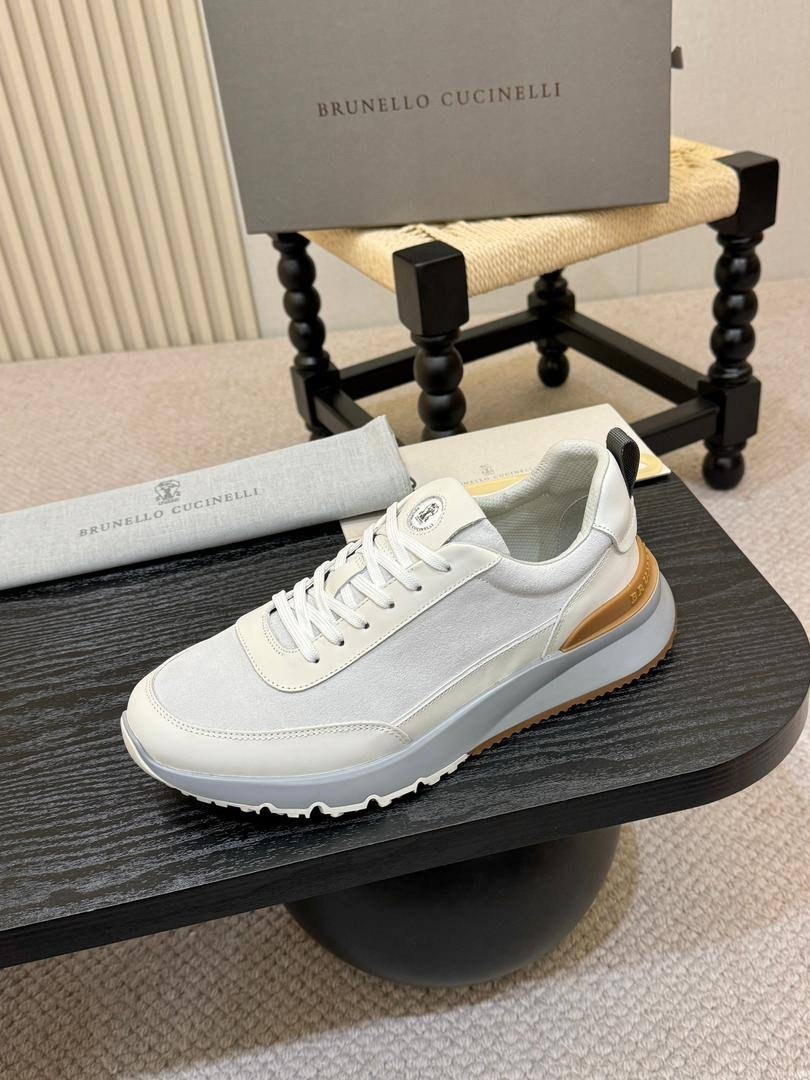 кроссовки brunello cucinelli,мужские кроссовки brunello cucinelli,комбинированные кроссовки brunello cucinelli,кожаные кроссовки brunello cucinelli,