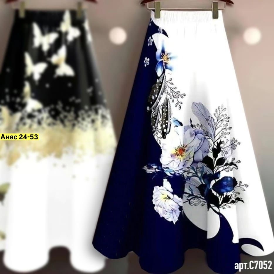 юбка с принтом,женская юбка с принтом,юбка с вышивкой,юбка средней длины,женская юбка