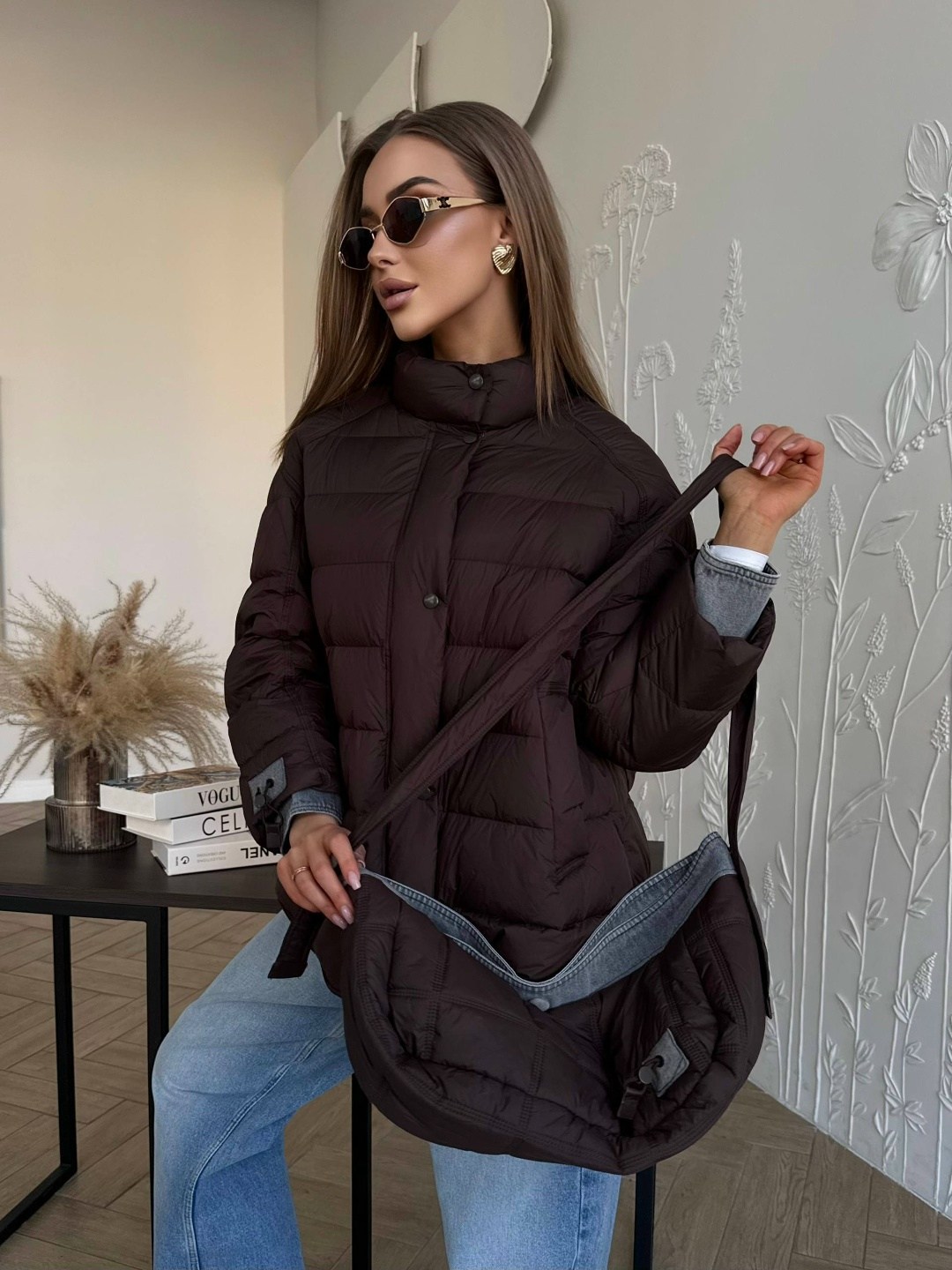 демисезонная куртка,женская куртка,пуховик женский,куртка оверсайз,куртка удлиненная женская