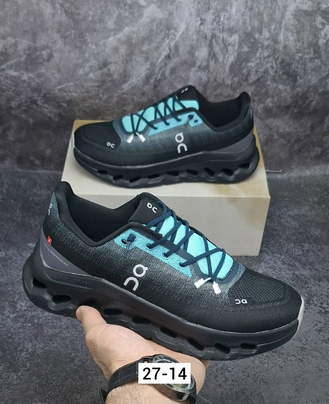 кроссовки,мужские кроссовки,кроссовки беговые мужские,водонепроницаемые кроссовки cloudrunner 2 on running серый,кроссовка мужской