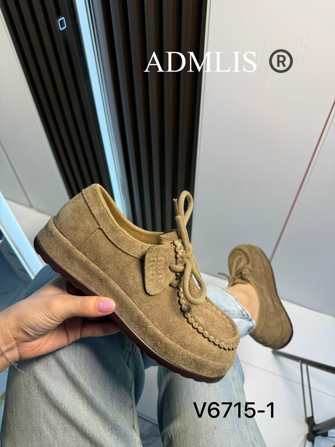 ,лоферы замшевые на шнуровке,женские полуботинки, повседневные, женская