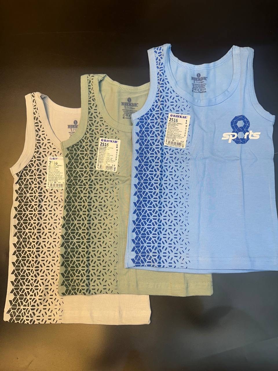 майка для мальчика baykar,майка байкар для мальчика,комплект маек baykar,майка комплект,майка baykar