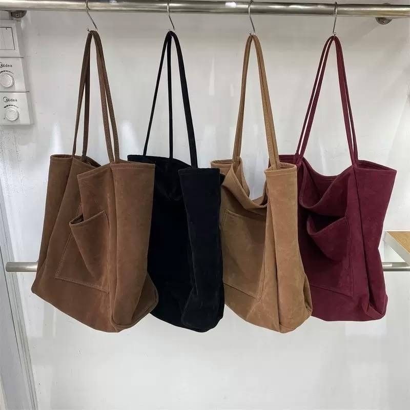 вельветовая сумка,женская сумка тоут,замшевая сумка,сумка на плечо тоут,сумка модная