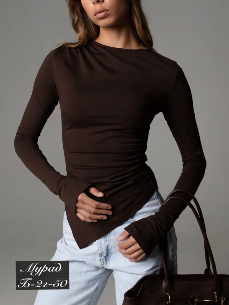 лонгслив женский,лонгслив 83904 (шоколад),лонгслив,лонгслив коричневый облегающий в рубчик me&mummy,коричневый лонгслив