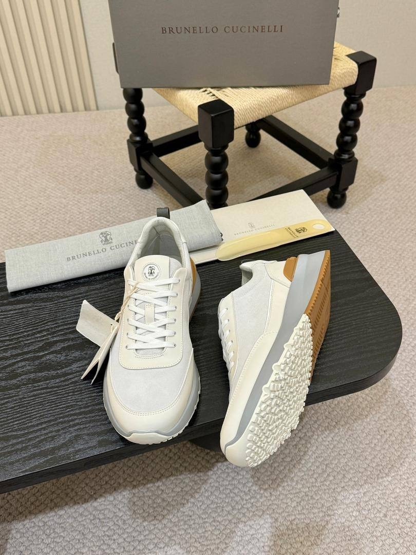 кроссовки brunello cucinelli,мужские кроссовки brunello cucinelli,комбинированные кроссовки brunello cucinelli,кожаные кроссовки brunello cucinelli,