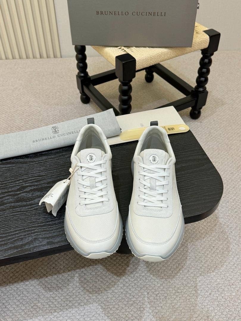 мужские кроссовки brunello cucinelli,кроссовки brunello cucinelli,комбинированные кроссовки brunello cucinelli,кожаные кроссовки brunello cucinelli,
