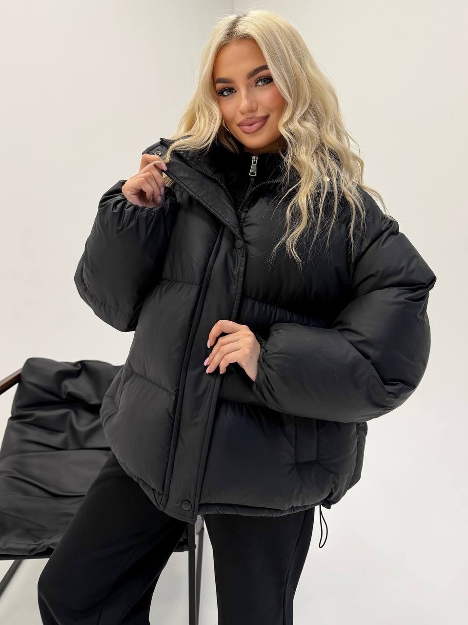 куртка зимняя на кулисках shmatovashop 558148025,куртка,трендовый спортивный костюм тройка с курткой осень-зима leila lo,куртка оверсайз,куртка женская демисезонная