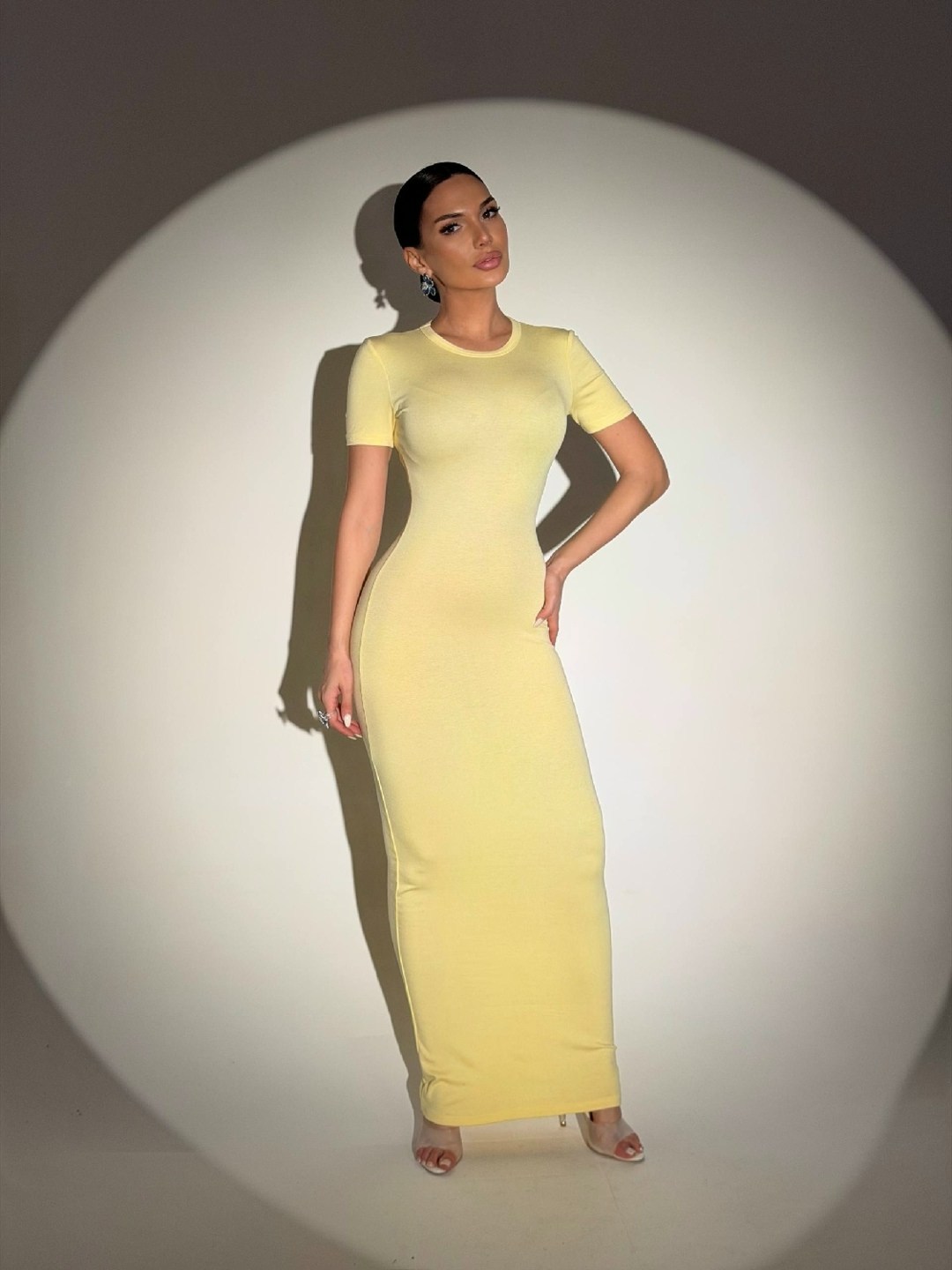облегающее женское платье,облегающее платье,платье,модное сексуальное облегающее повседневное длинное платье для женщин с коротким рукавом и круглым вырезом,длинное облегающее платье