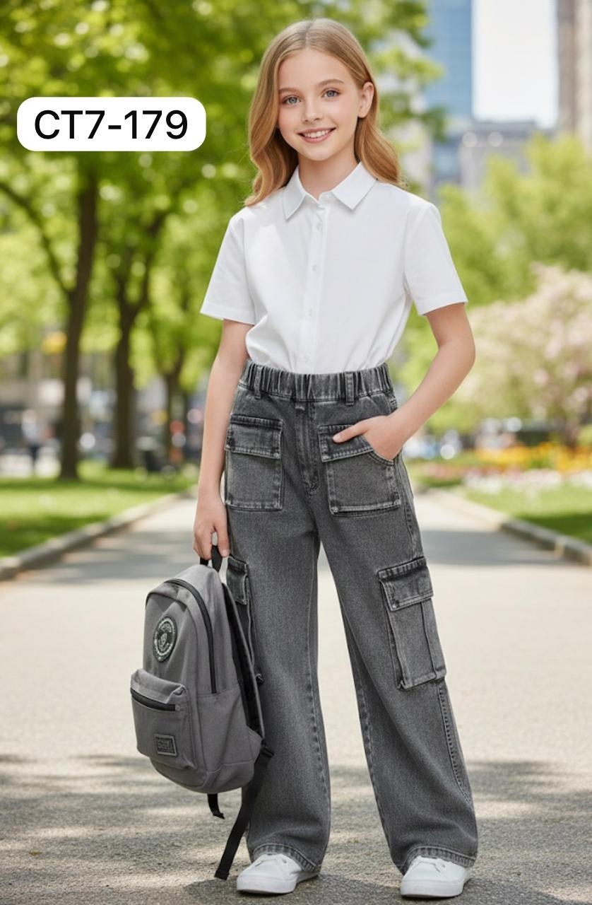 джинсы для девочек карго,джинсы карго,джинсы джинсы,джинсы подростковые,широкие джинсы карго