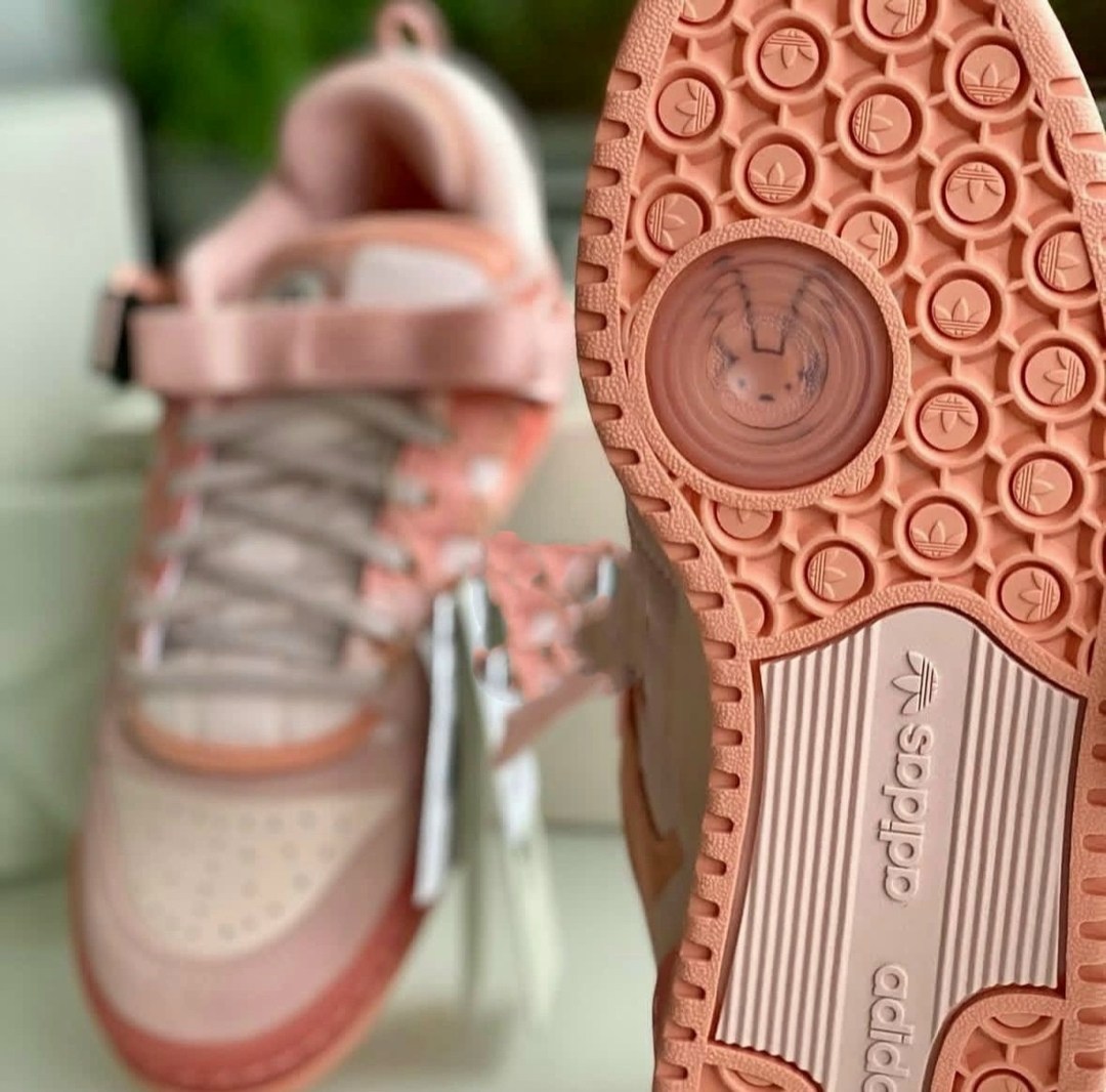 кроссовки адидас bad bunny,bad bunny x adidas forum buckle low,кроссовки adidas,кроссовки адидас,adidas bad bunny forum розовые
