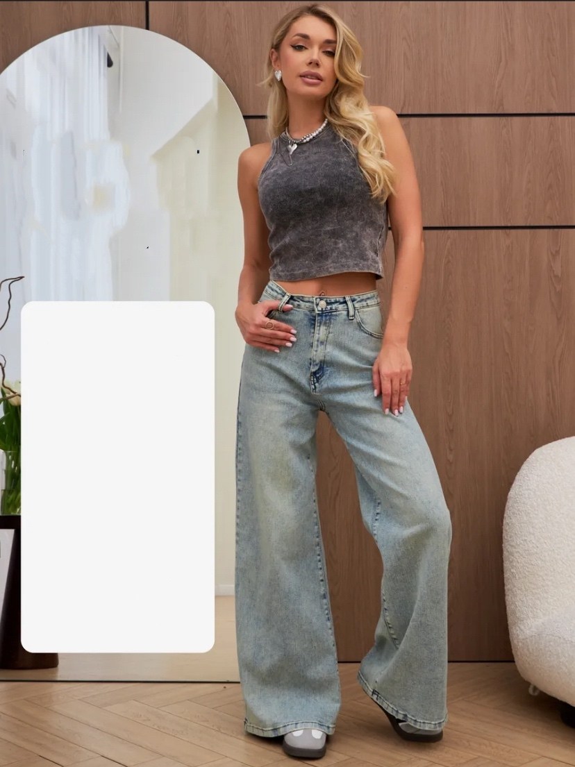 женские джинсы,модные джинсы,джинсы палаццо,брюки джинсы,широкие джинсы