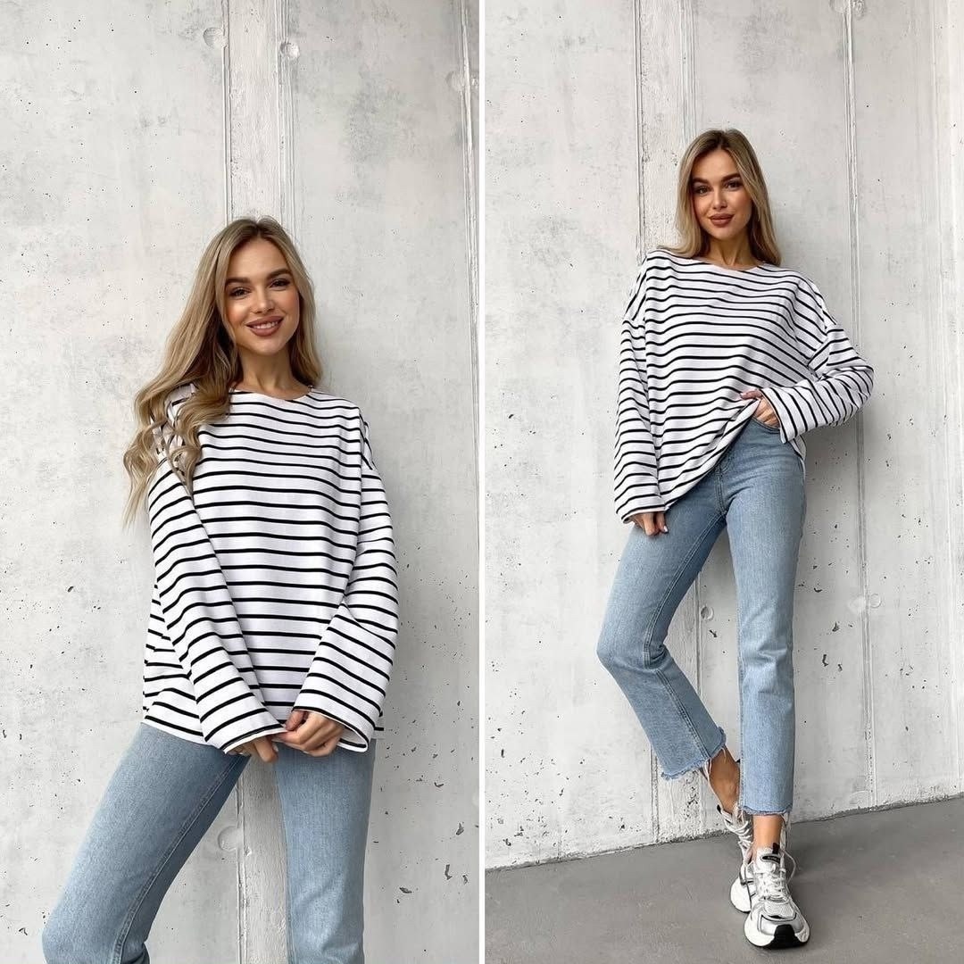 лонгслив оверсайз,кофта оверсайз,лонгслив женский оверсайз в полоску,джемпер тельняшка оверсайз,кофта женская оверсайз