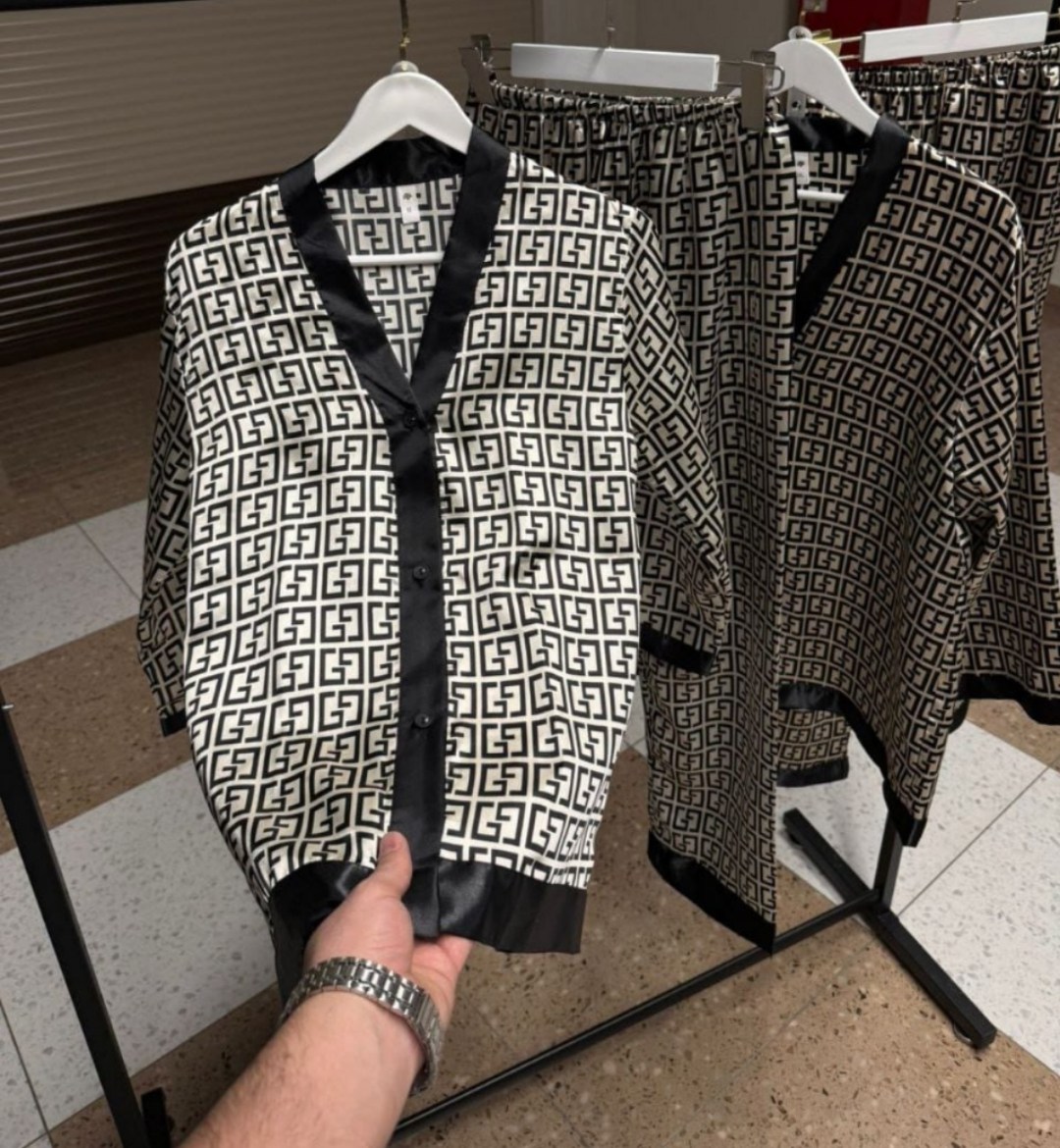 пижама женская,шелковая пижама со штанами knopkaland,костюм,пижама женская домашняя со штанами шелковая,домашние костюмы