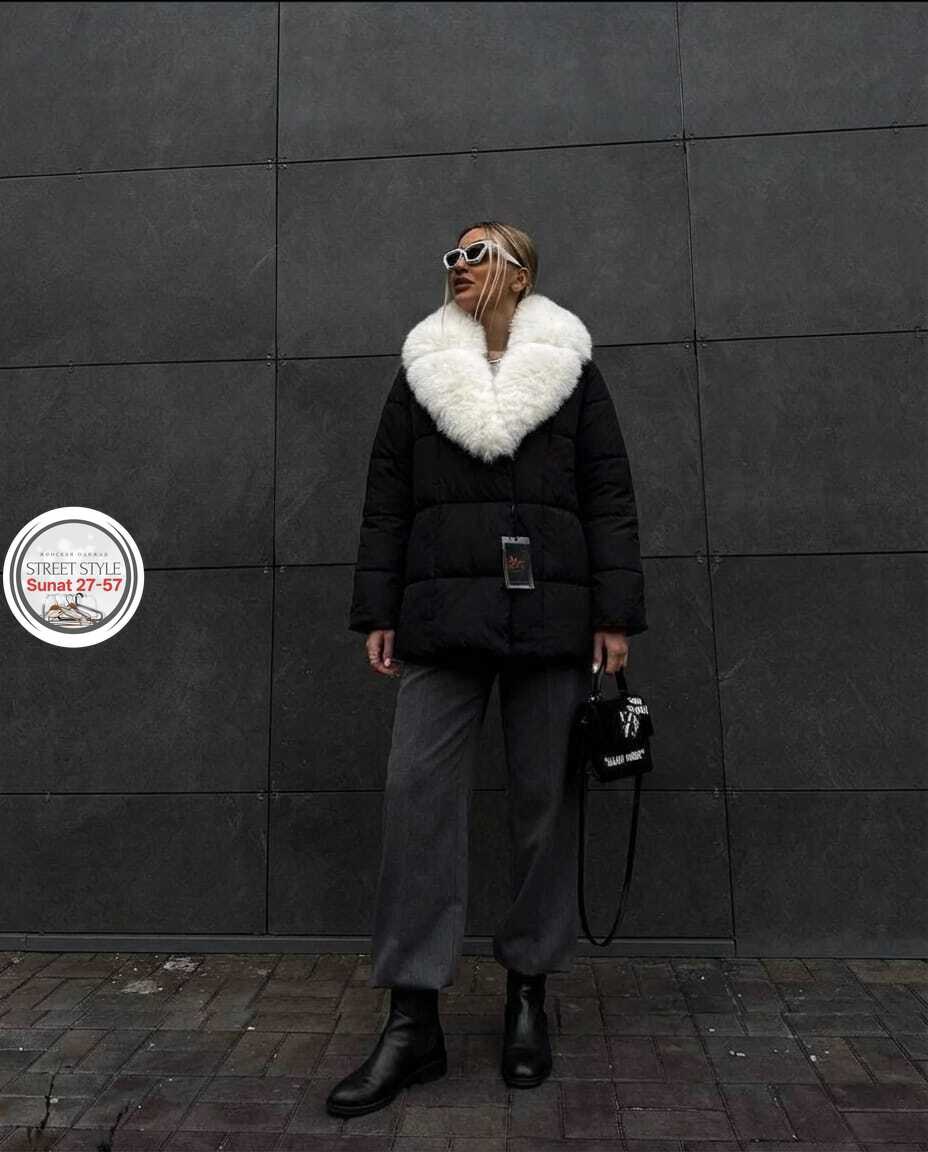 зимняя куртка,куртка зимняя женская,куртка зимняя с мехом удлиненная ve marcao,зимний пуховик,зимняя куртка на натуральном меху