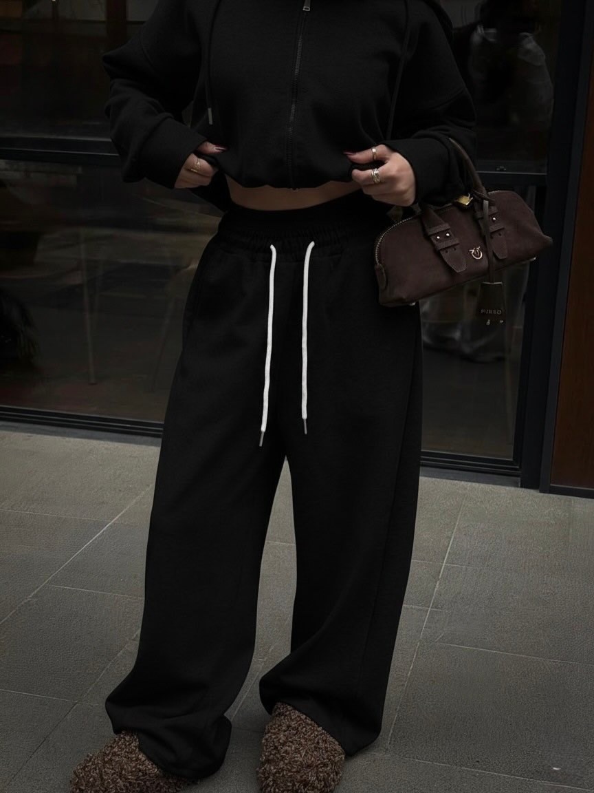 спортивные костюмы женские,летние костюмы женские,спортивный костюм зип худи на молнии emilii style цвет лимонно-желтый,костюм спортивный со штанами палаццо и зип худи micca 362768683,костюм женский