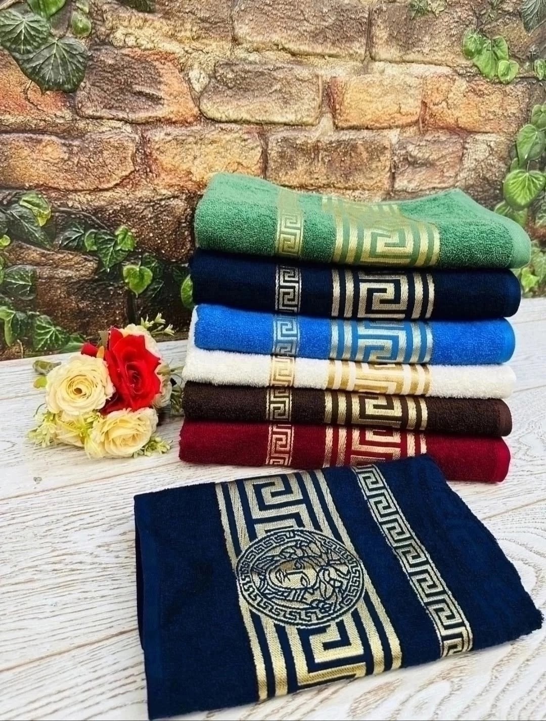 полотенце банное 70х140 версаче,банное полотенце версаче,махровое полотенце,полотенце версаче махровое 70х140,комплект из восьми полотенец versace