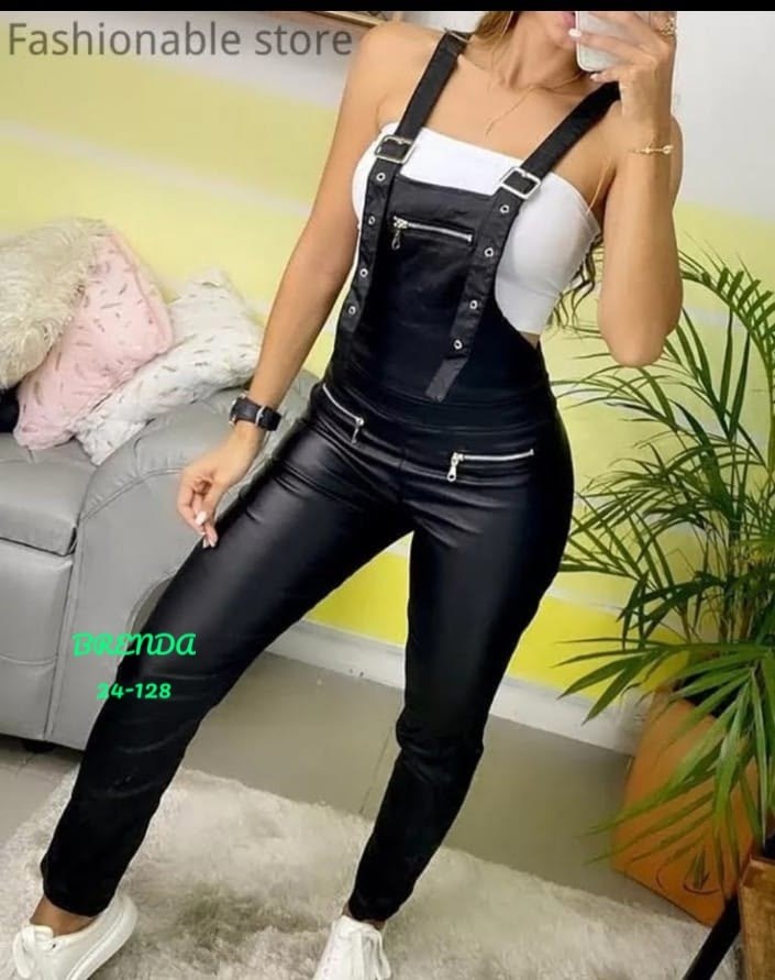 женские комбинезоны,комбинезон,кожаный комбинезон женский,комбинезон модный,комбинезон на бретелях