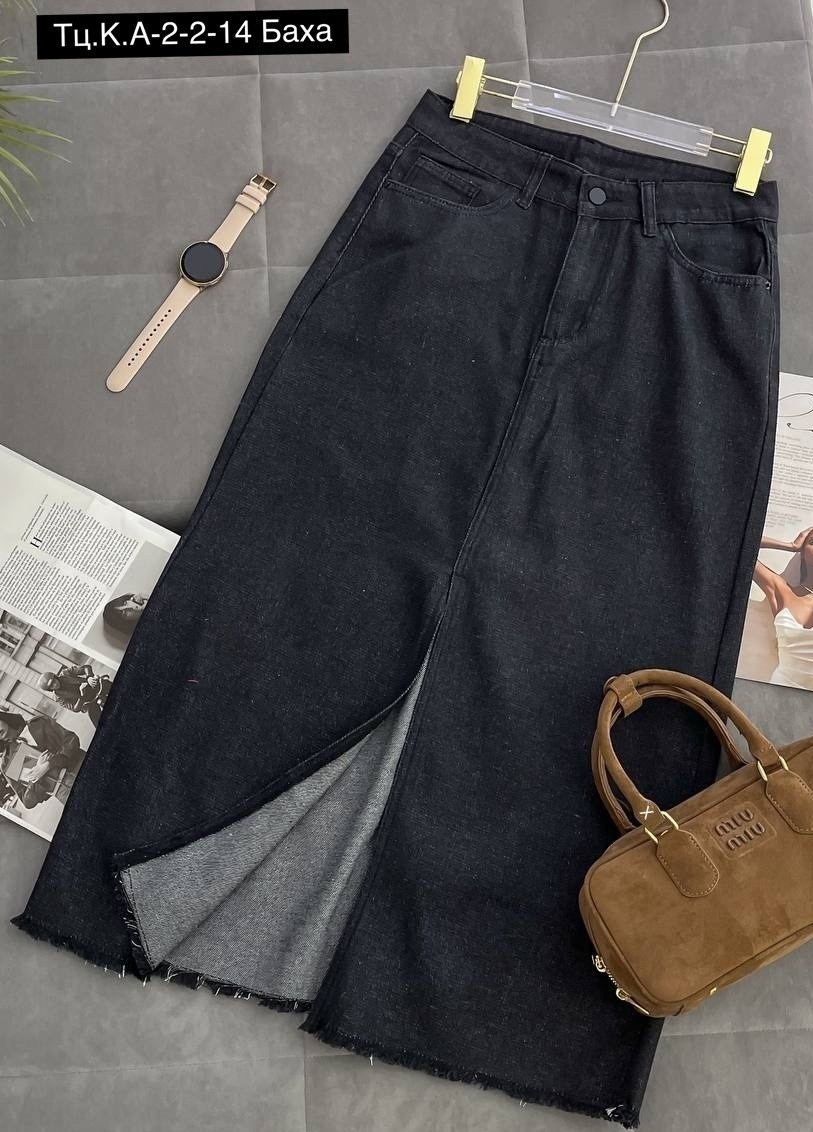 юбка джинсовая длинная,юбка женская джинсовая средней длины,джинсовая юбка миди,женская джинсовая юбка-макси с высокой талией,джинсовая юбка