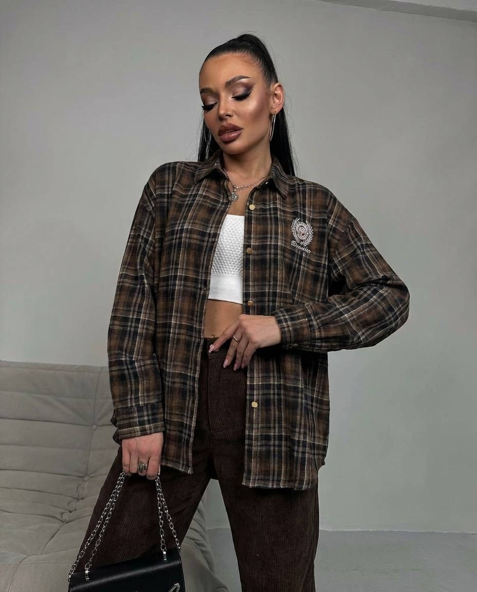 рубашка женская в клетку,рубашка женская в клетку оверсайз,рубашка в клетку оверсайз со стразами perferita,рубашка в клетку оверсайз варенка dia comodo,женская рубашка