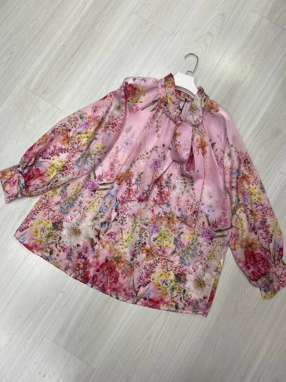 блузки шифоновые дольче габбана,блузка с оборками,женская шифоновая блузка,блузка модная,шифоновая рубашка с оборками по краям и рукавами-фонариками для женщин