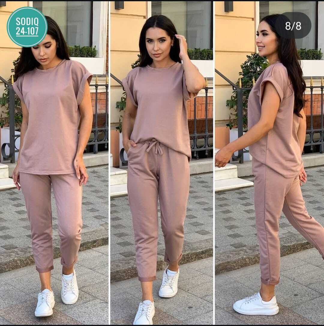 трикотажный костюм двойка,костюм двойка женская,женские костюмы спортивные,женский летний костюм двойка,костюм повседневный спортивный