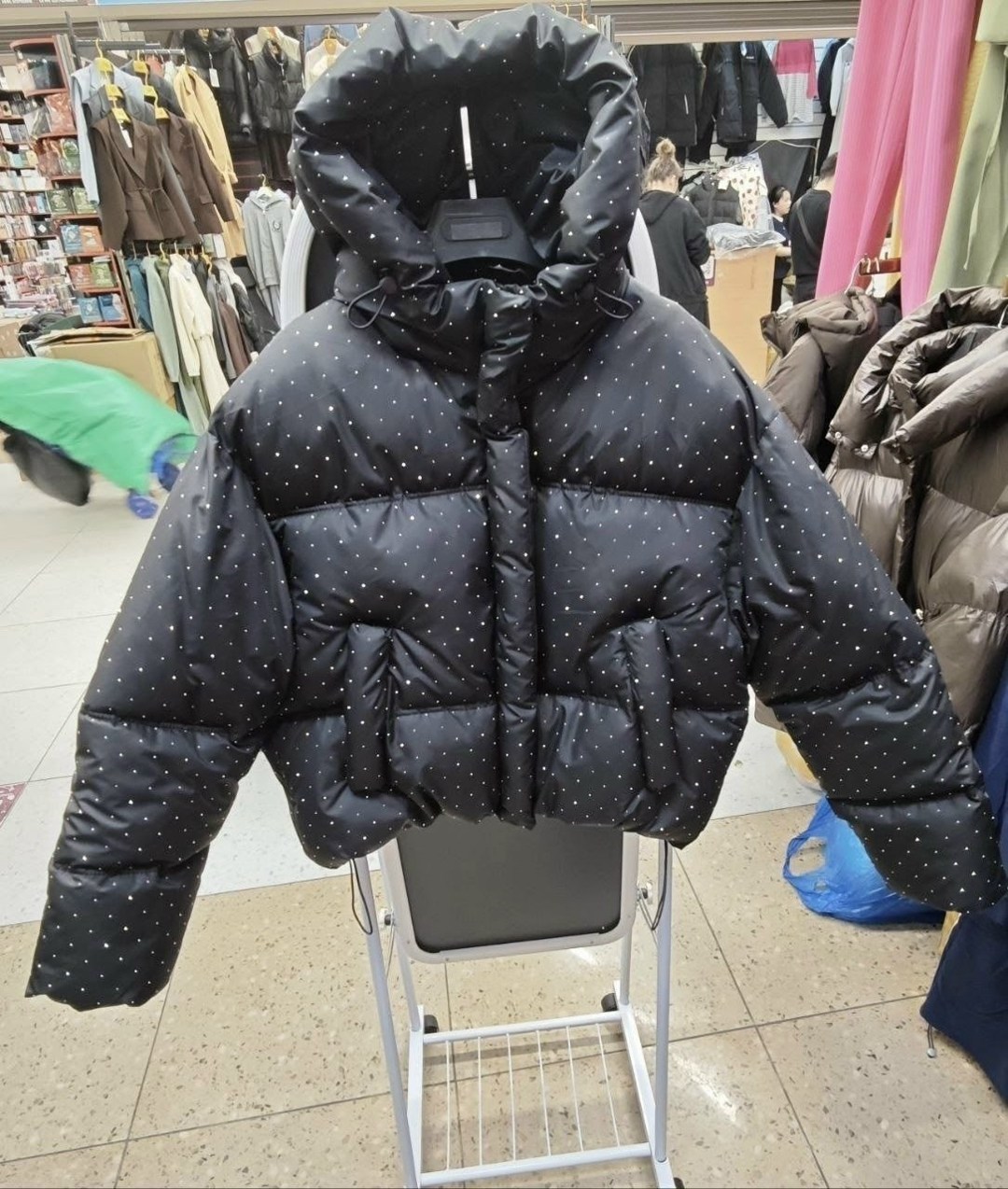 зимняя куртка-зефирка с капюшоном, цвет: розовый,розовая куртка,куртка женская,короткий пуховик,куртка на синтепоне