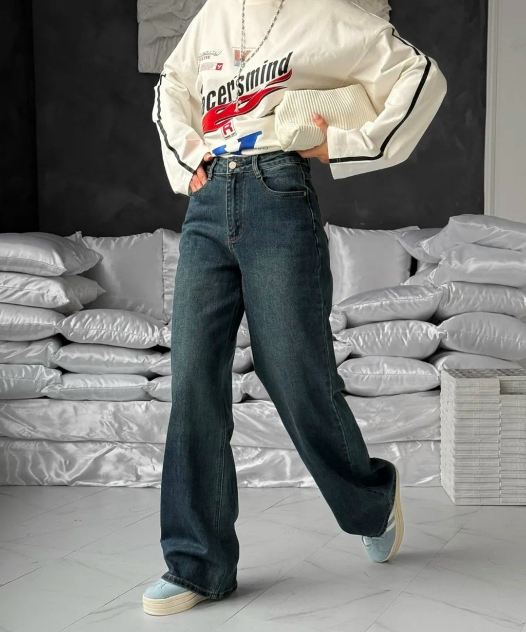 джинсы широкие,джинсы стильные,женские джинсы,модные джинсы,джинсы