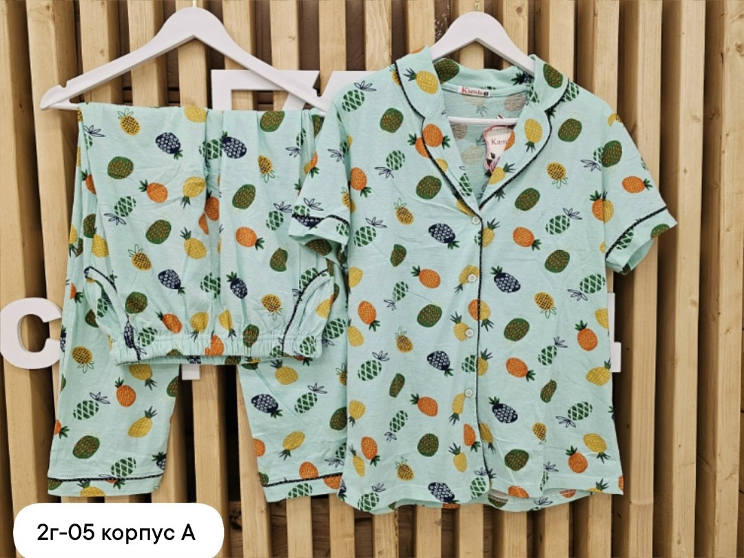 пижама муслиновая 3 в 1 с рубашкой шортами и штанами elmira_home,женские пижамы,пижама домашняя одежда,пижама женская домашний одежда,женские пижамные комплекты