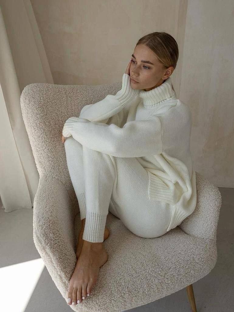 falconeri джемпер бежевый,вязаный женский костюм,вязанный костюм,женский костюм бежевый,костюм вязаный трикотажный с брюками