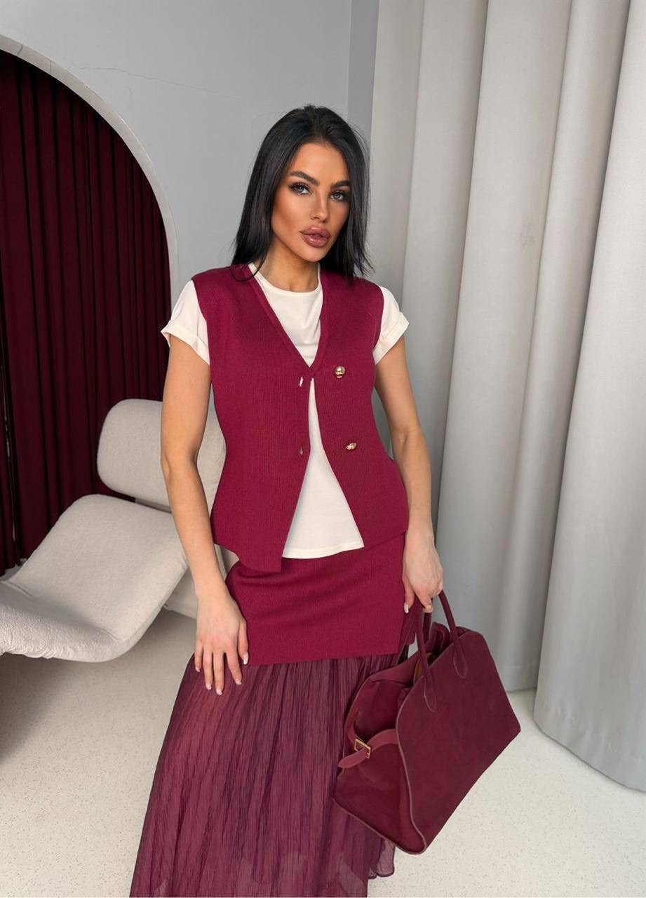 стильная кофта,жилет и юбка,костюм женский с юбкой,юбка с жилеткой,костюм с юбкой