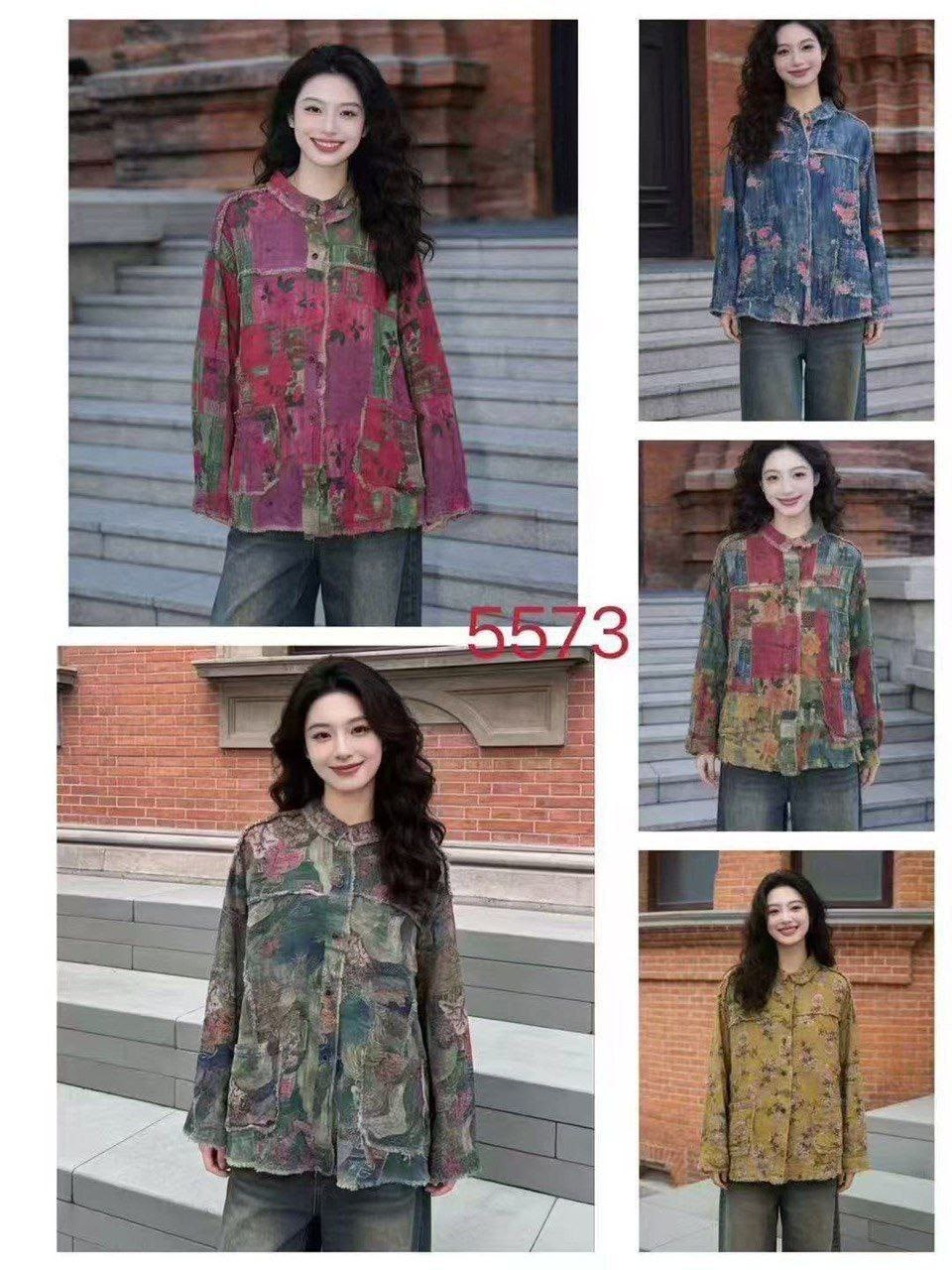 женская винтажная рубашка с цветочным принтом,женская блузка с длинным рукавом с цветочным принтом,блузка женская,рубашка женская,женская винтажная рубашка