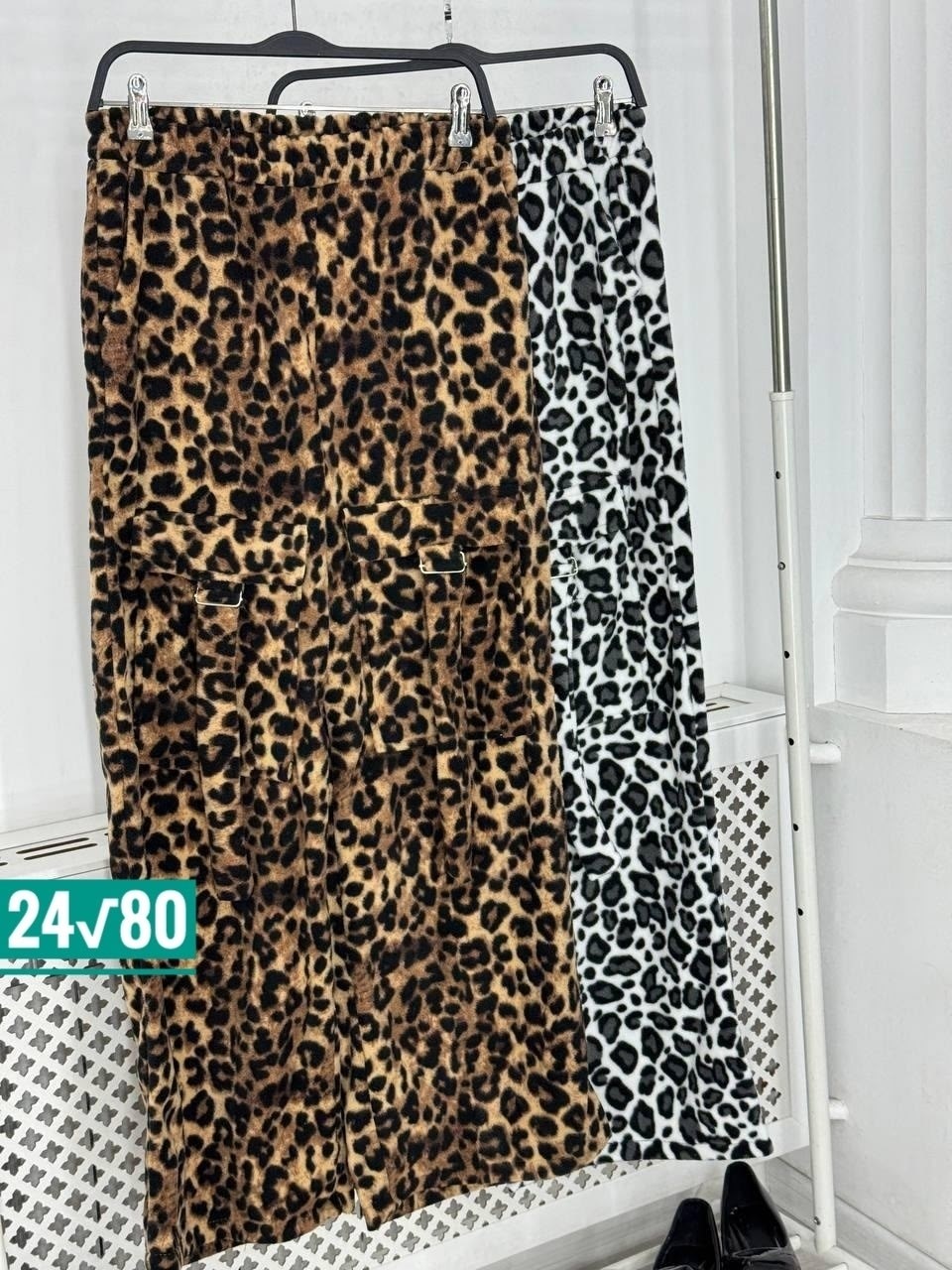 штаны женские,брюки палаццо леопард,брюки с леопардовым принтом,женские штаны 8008 "карго леопард",брюки chicever женские с леопардовым принтом