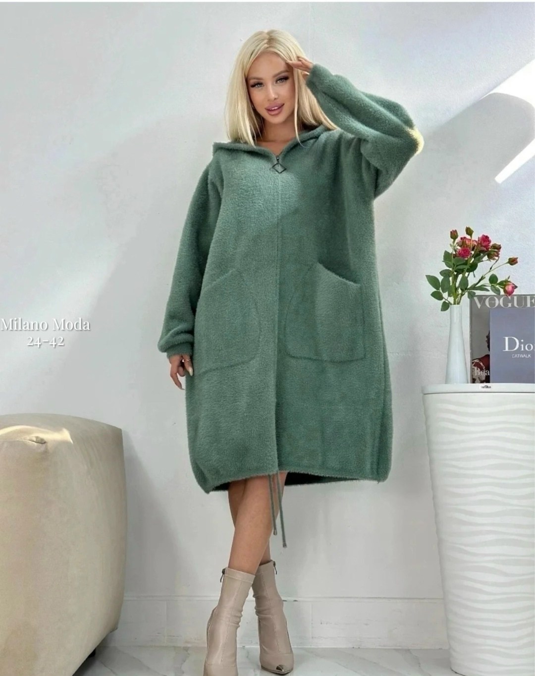 кардиган женский красный,кардиган из альпаки,кардиган альпака,кардиган,удлиненный кардиган