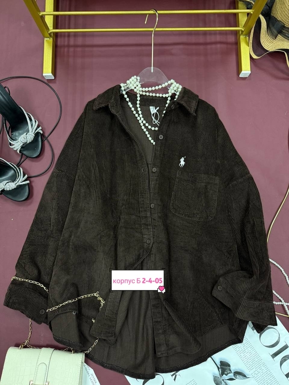 блузка из вельвета с накладными карманами и рукавом 3/4 jrsy 2405 шоколад,рубашка вельветовая оверсайз feel fine,рубашка вельветовая,вельветовая рубашка женская,рубашка коричневая вельветовая zara