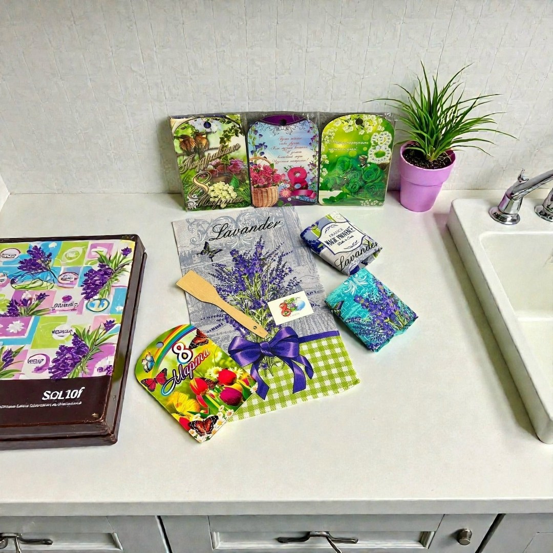 саше лаванда,лаванда прованс,набор полотенец,букет лаванды,набор вафельные полотенца