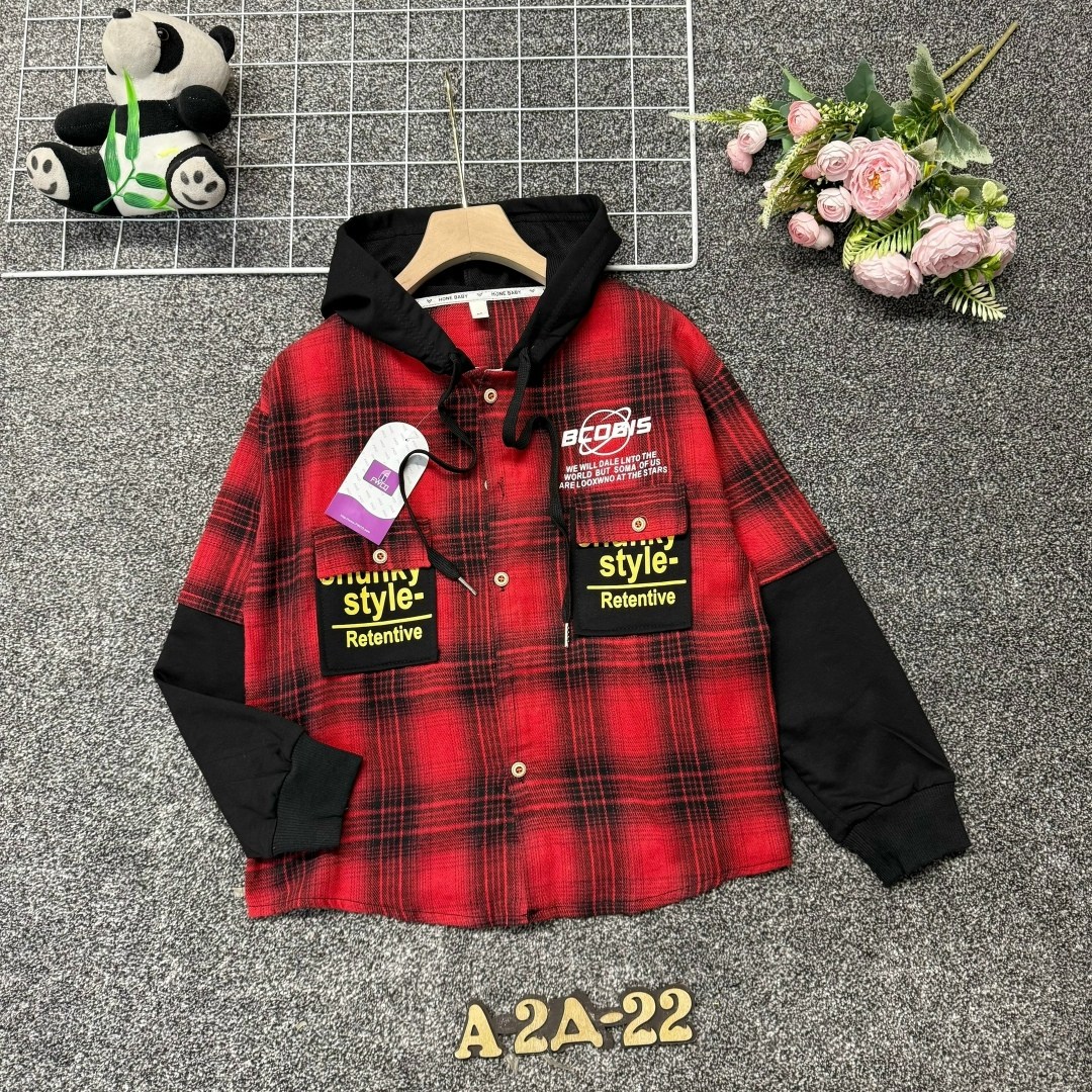 рубашка с капюшоном,рубашка детская,рубашка в клетку с капюшоном,рубашка для мальчика,рубашка