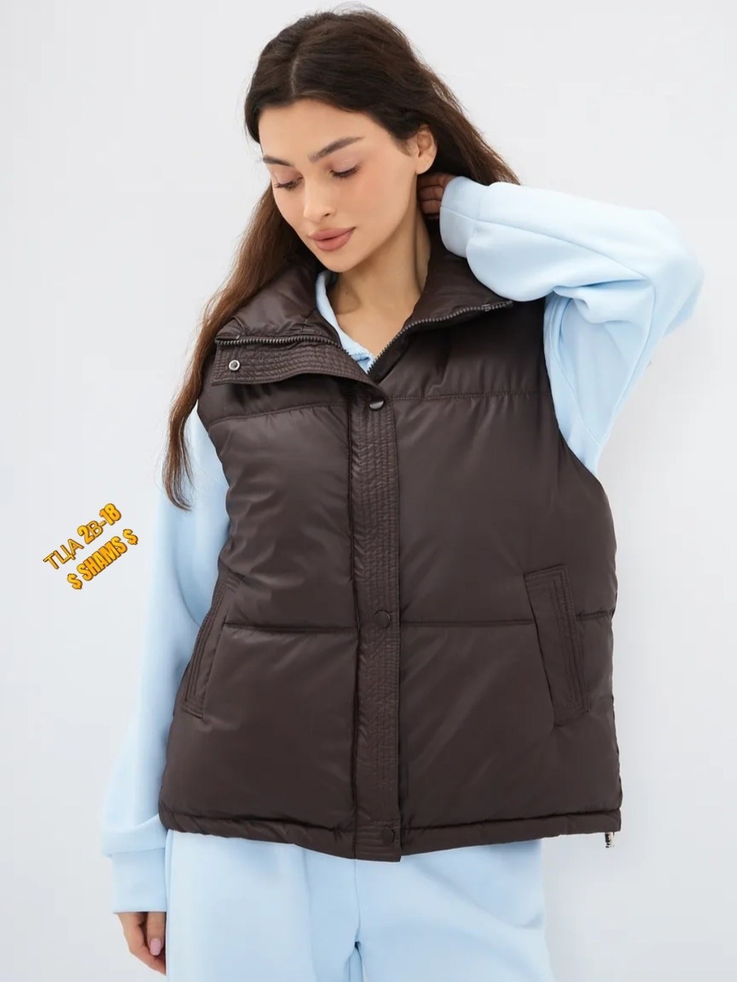 жилетка женская,жилет женский утепленный стеганый безрукавка теплая dh fashion,жилетка женская утепленная,жилет женский,жилет утепленный