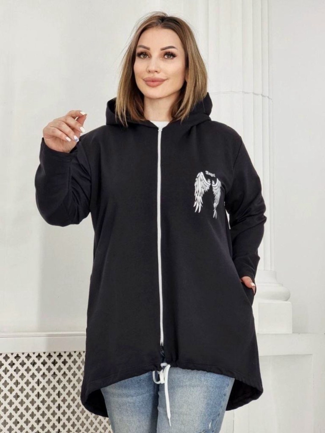 кардиган женский,женский кардиган больших размеров,кардиган,кофта кардиган,кардиган с капюшоном удлиненный