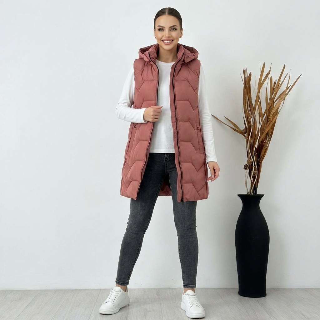 жилетка женская,жилет женский,жилет демисезонный,удлиненный жилет,демисезонная жилетка