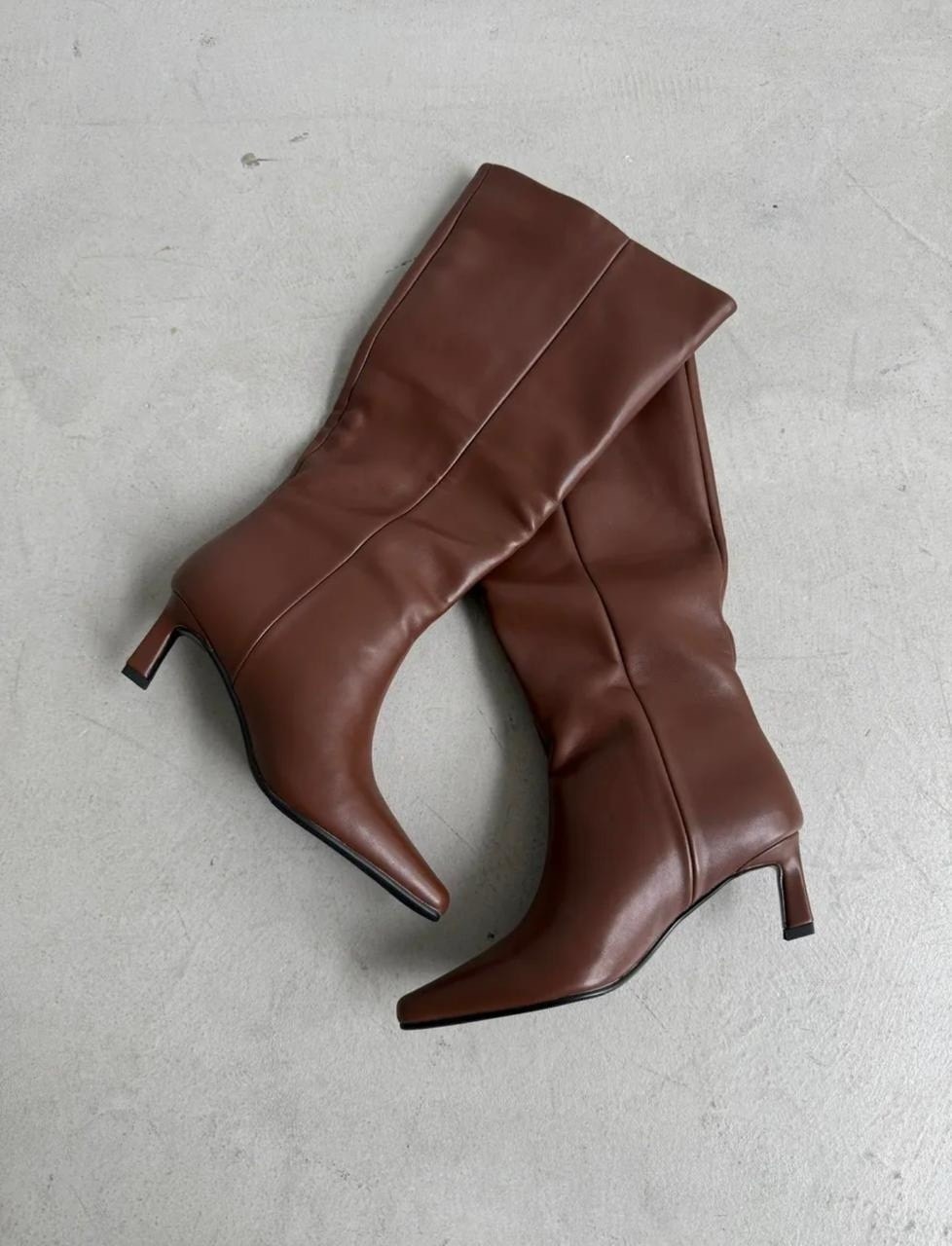 модные сапоги,сапоги,сапоги трубы на шпильке весенние ango shoes,сапоги осенние высокие на каблуке roksi shoes,сапоги осенние высокие на каблуке roksi shoes цвет коричневый