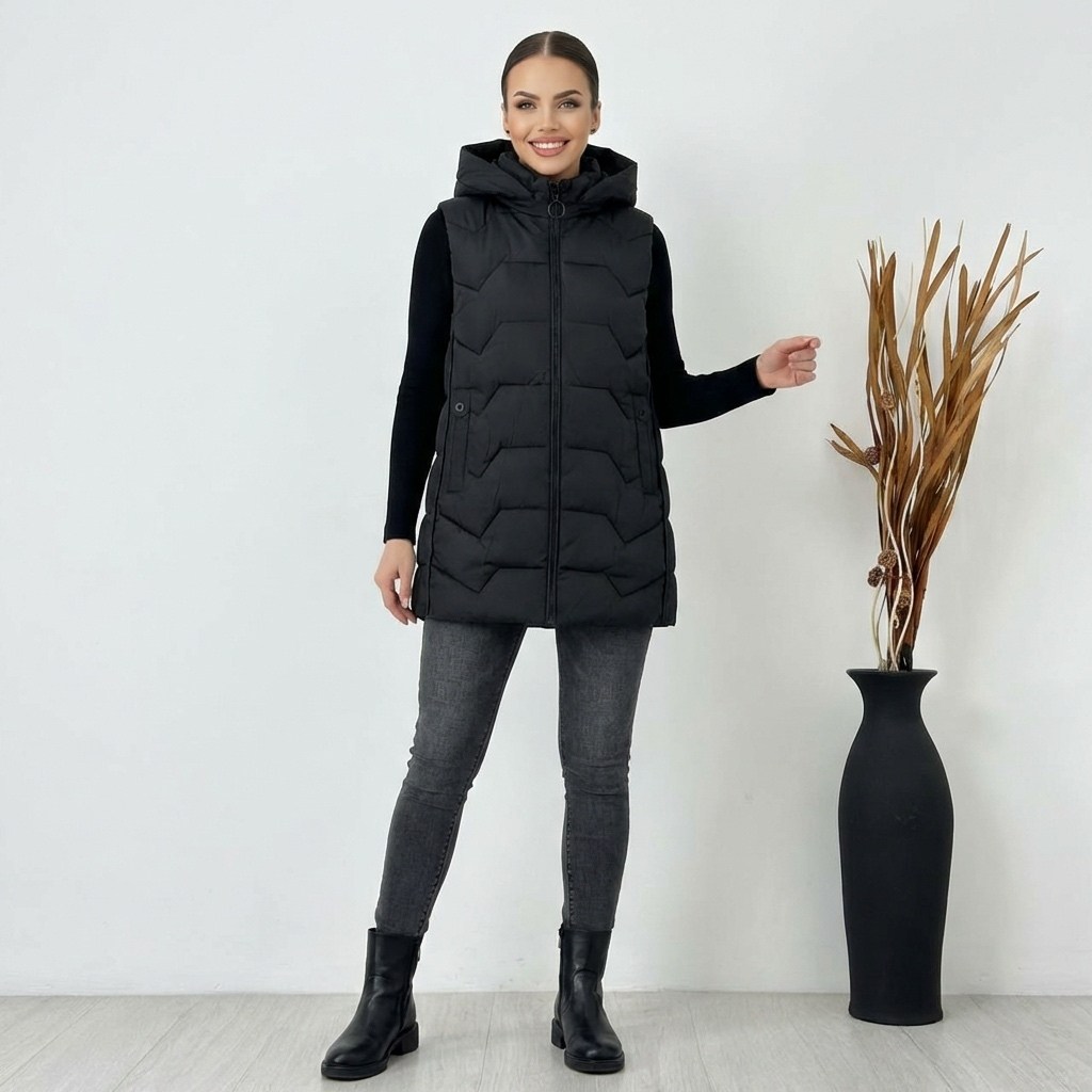 жилетка женская,жилет женский,жилет демисезонный,удлиненный жилет,демисезонная жилетка